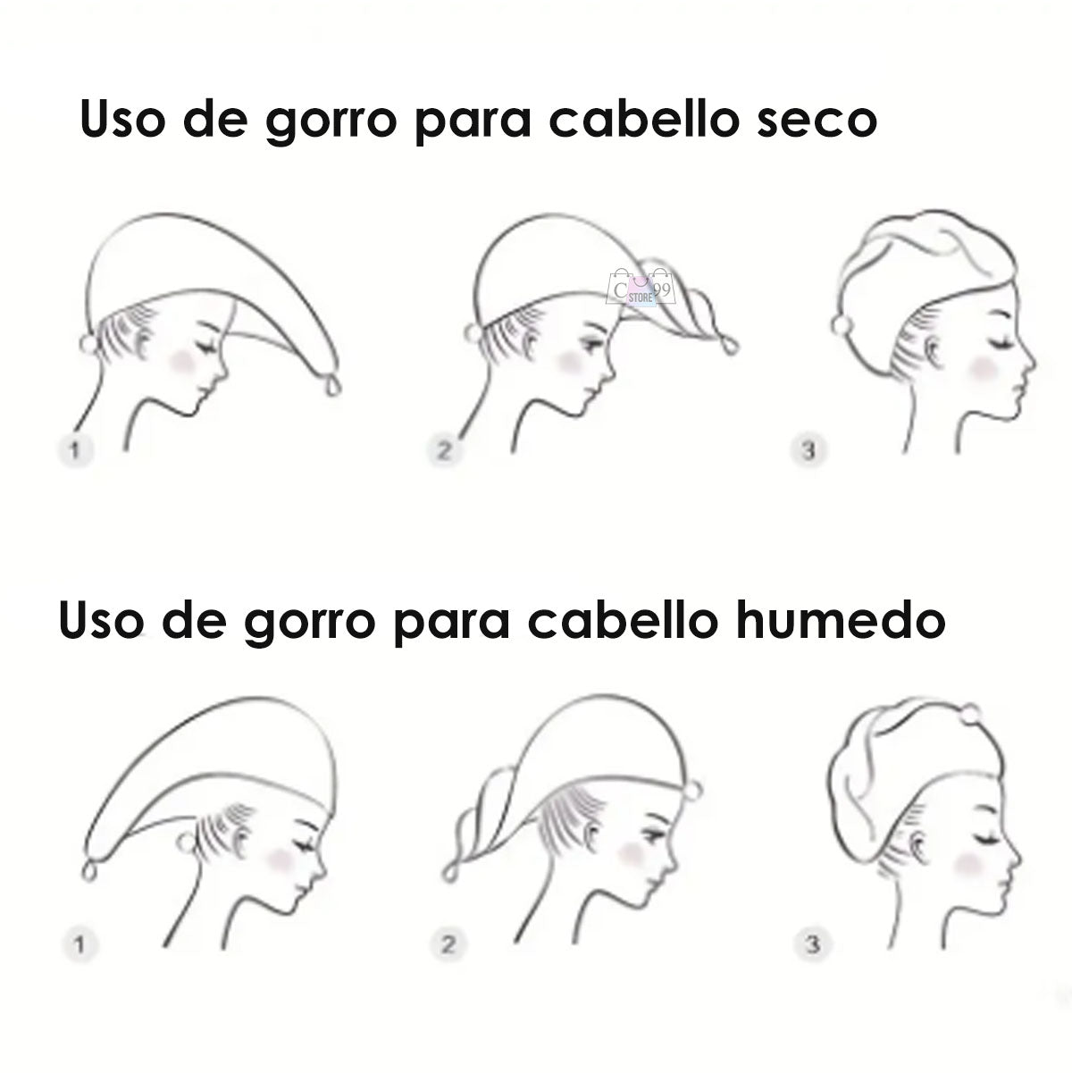 Toalla Para Secado Del Cabello Sin Friz