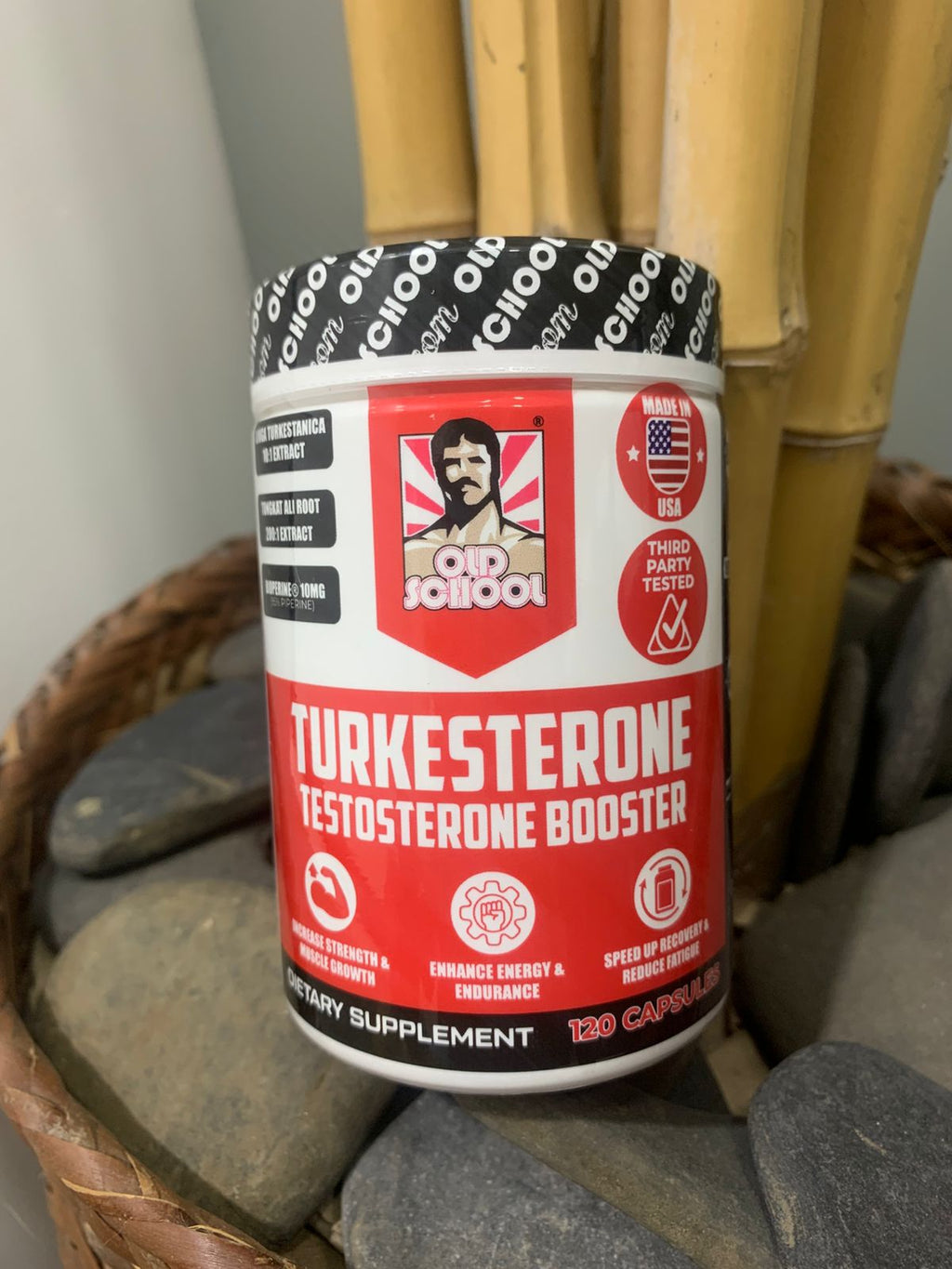 TURKESTERONE TESTOSTERONE BOOSTER OLD SCHOOL 120 CÁPSULAS